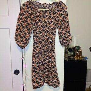 Webster Miami Dress Small Floral Belted